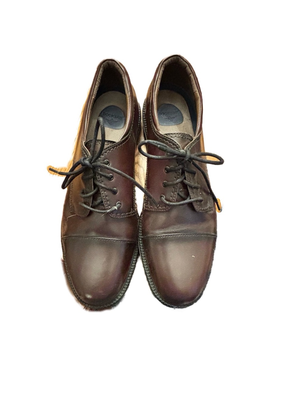 Brown Cap-Toe Derby Shoes